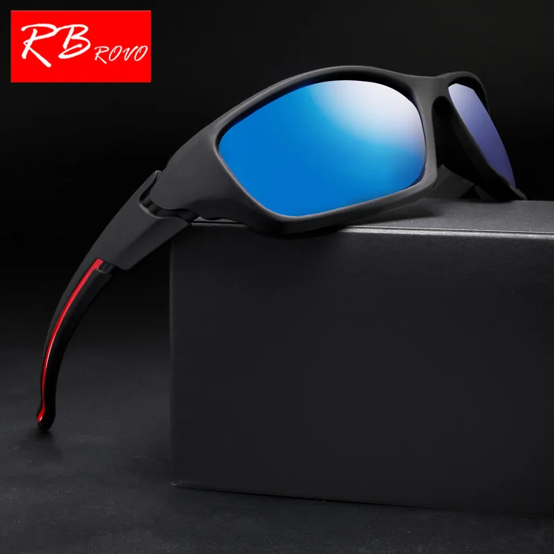 

RBROVO 2018 Polarized Sun Glasses Men Vintage High Quality Plastic Shopping Sunglasses Brand Designer Glasses Oculos De Sol
