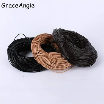 

Jewelry Cord 1mm 2mm 3mm Genuine Leather Rope String Cord Mix Color Beads Cord for Bracelet Necklace Chain Jewelry Craft Making