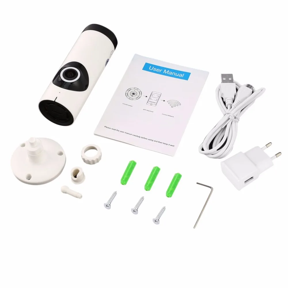 

LESHP Full View 180 Degree Panoramic Camera WiFi Smart Camera Two-way Clever Dog Home Security IP Monitor Night Vision