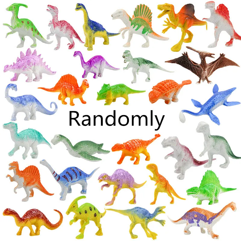 10pcs Action Toy Figures dinosaur world Tyrannosaurus Dragon Dinosaur Toys Plastic Dolls Animal Collectible Model Furnishing Toy (3)