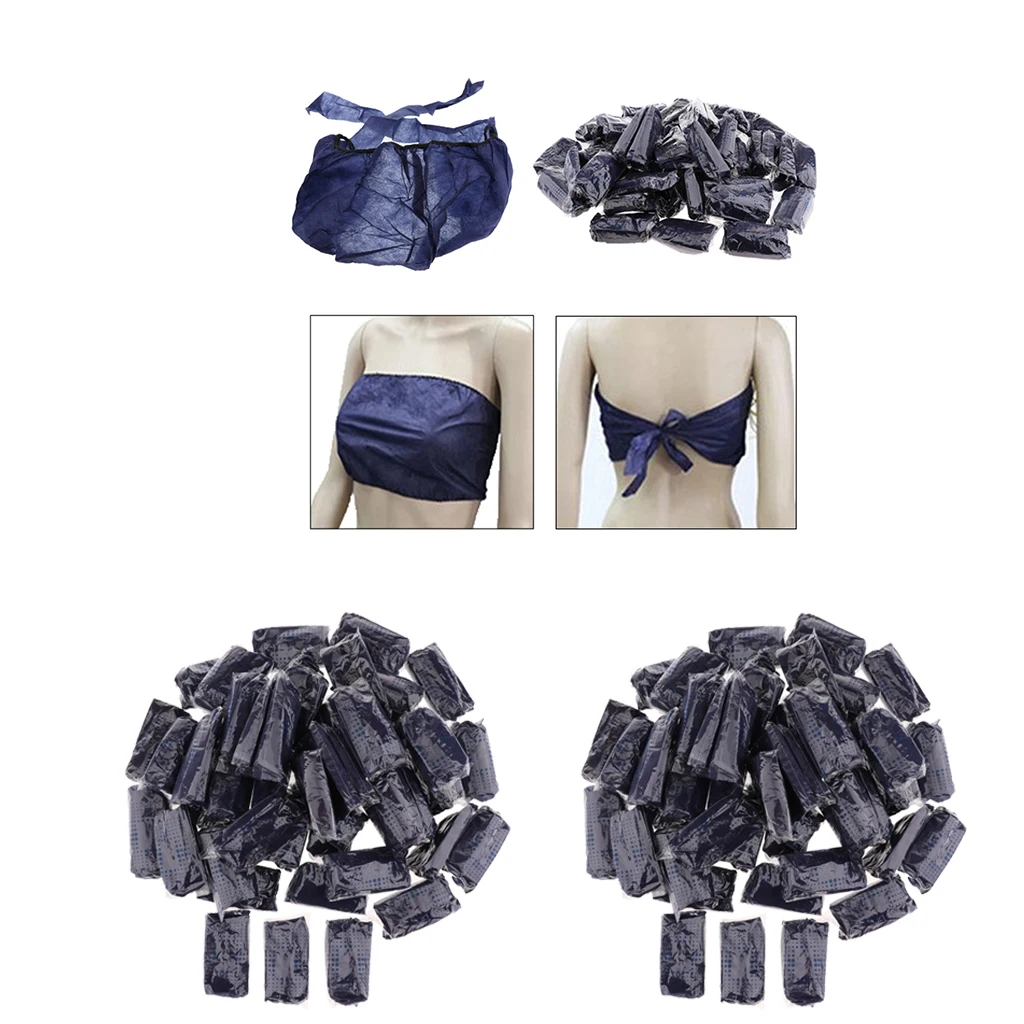 100pcs Disposable Spa Massage Beauty Non-Woven Women Bikini Bras, Wholesale