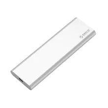 Free shipping ORICO Aluminum Dual Bay mSATA Type-C SSD Enclosure USB3.1 GEN2 Support 10Gbps High-speed For Mac -Silver MSG-RC3
