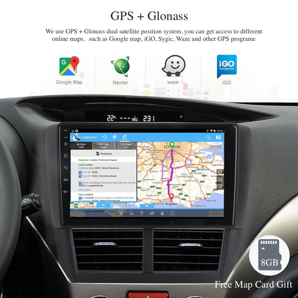 Android 9,0 автомобильный радиоприемник 2 Din gps Navi для Subaru Forester 2008 2009 2010 2011 2012 PX6 DSP ips Экран 4 Гб+ 64 Гб RDS WI-FI, Bluetooth, выход HDMI