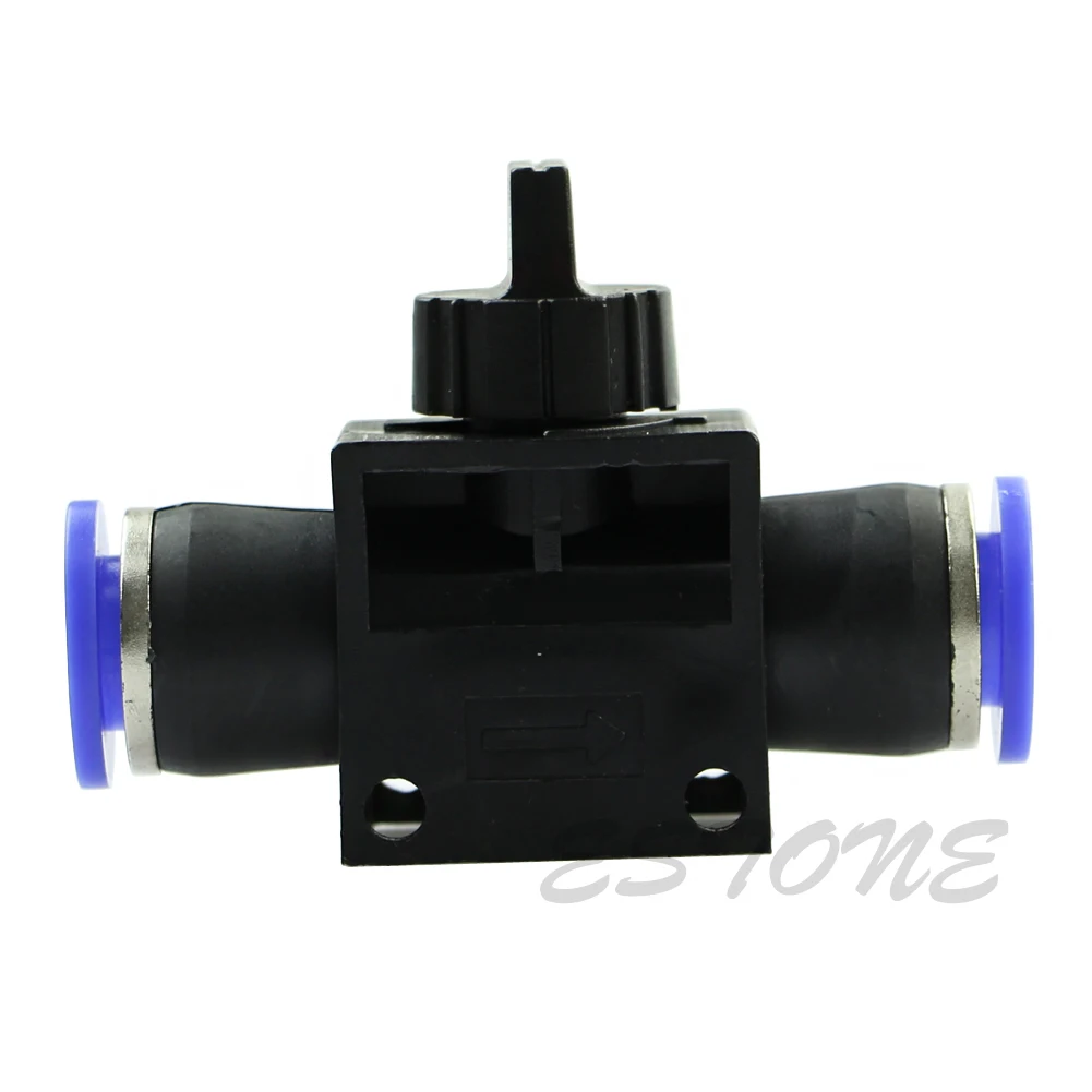 10mm Pneumatic Hand Valve Push In Fittings Connectors Air/Water Hosein