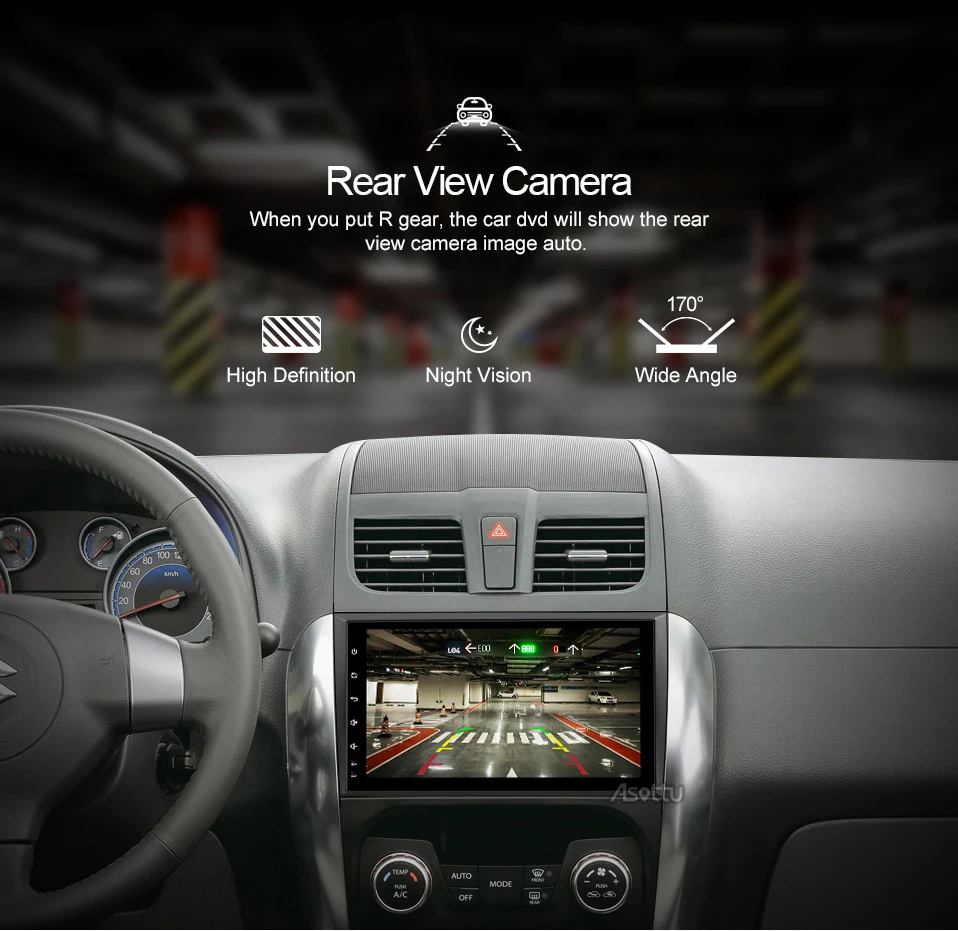 Top Asottu CTY9060 car dvd gps  for Suzuki SX4 3G wifi gps navigation car radio video audio player car stereo 2 din gps player 12