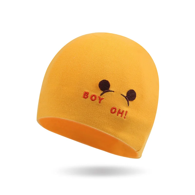 Cute Newborn Baby Tire Hat Cotton Soft Infant Beanie Comfortable Solid Beanie Hat For Boys Girls Spring Autumn Baby Boy Clothing (26)