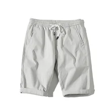 Летние новые мужские шорты кэжуал 98% хлопок Sim Fit однотонные 3 цвета доступны по колено высокого качества