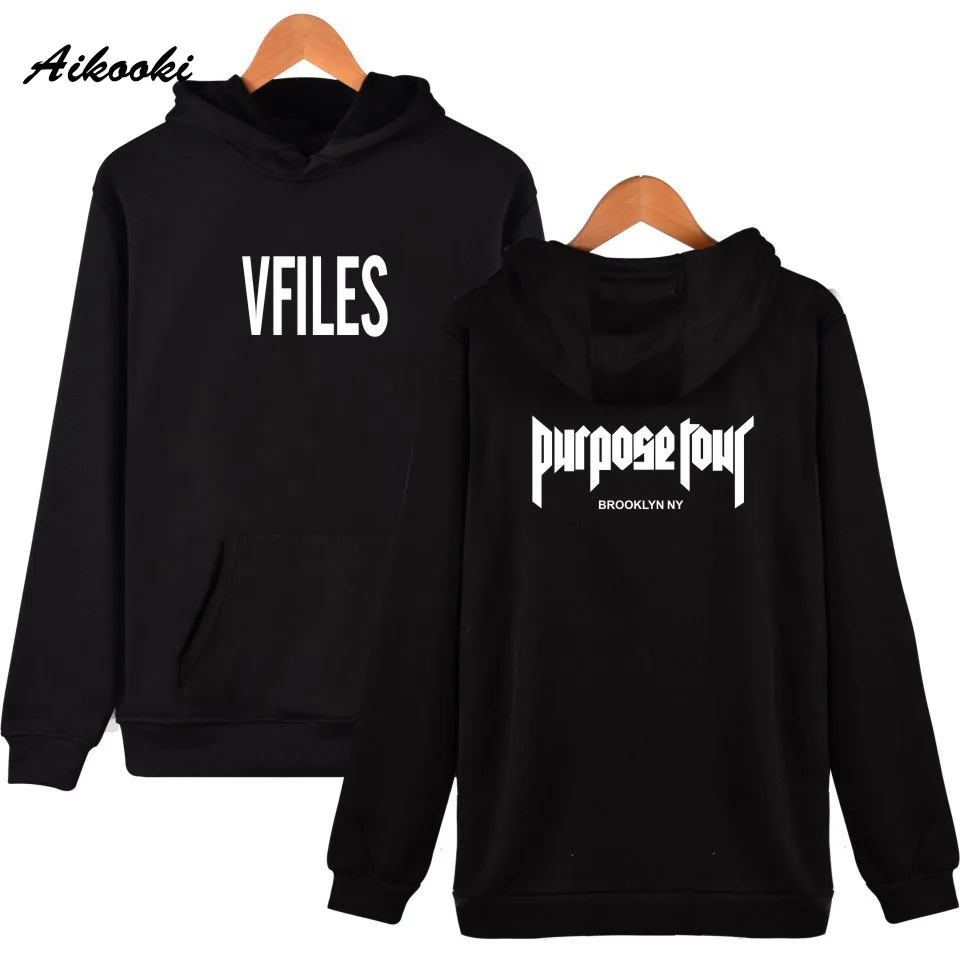 Aikooki Justin Bieber VFILES Hoodies Mens Womens Clothes Cap And Hot Sale Harajuku Sweatshirt Fashion Kpop Man Hoodies Coats