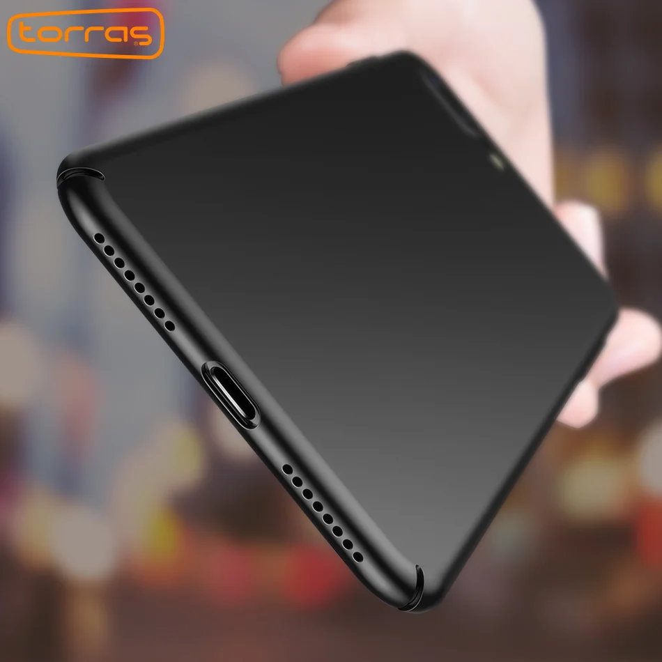 Torras чехол для iPhone 7 8 плюс Чехол жесткий пластиковый смартфона черный красный Fundas