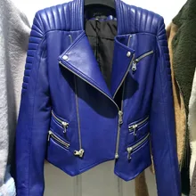 Женская короткая куртка из натуральной овечьей кожи куртка из натуральной овечьей кожи