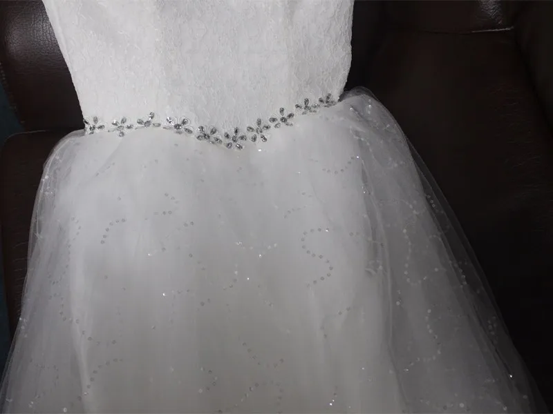 bridal dresses Popodion Sexy Lace Backless Bride Ball Gown Wedding Dress Women Bandage Cheap Wedding Dresses WED90129 ball gown wedding dress