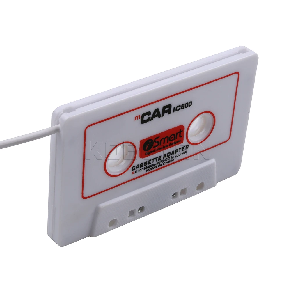 Kebidumei универсальный автомобильный Кассетный адаптер 3,5 мм стерео для iPhone iPod MP3 аудио CD Кассетный адаптер плеер Автомобильный-Стайлинг