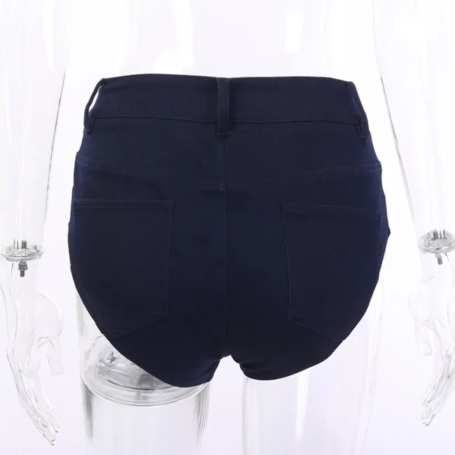 Летние однотонные джинсовые шорты, женские уличные сексуальные брендовые трендовые джинсовые шорты, женские уличные винтажные шорты, cwk0023-5