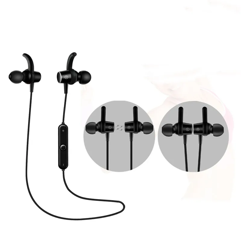 

Wireless Bluetooth 4.1 Earpiece For Iphone 8 X 6 6s 7 Plus Earphone Handsfree Sport Running Headset With Mic For Iphone 5C 5s se