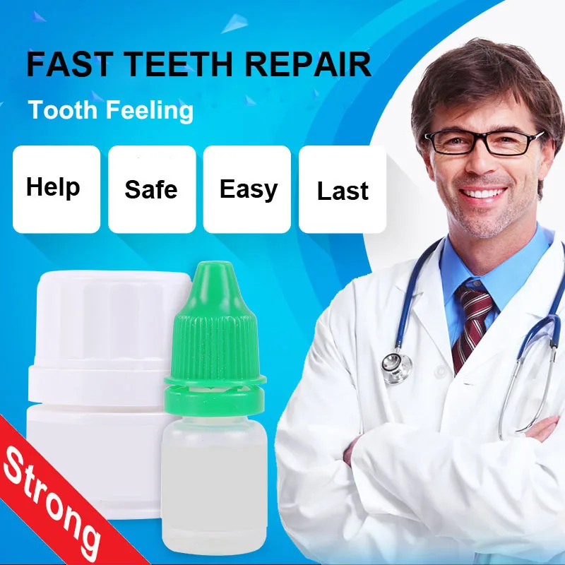 Cola de Enchimento Kit de Acessórios Dentes da Cavidade Dental Dentista Enfermeira Médico Selo Vínculo Dente Reparação Ferramenta Correção Adesiva Médica Cuidados Cura 2 Cheap Cola líquida