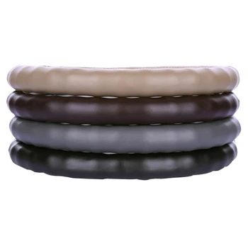 

Tasteless vehicle Steering Wheel Cover Smooth Soft Surface black gray Car Interior for Lada granta Vest Hyundai Solaris Kia Rio