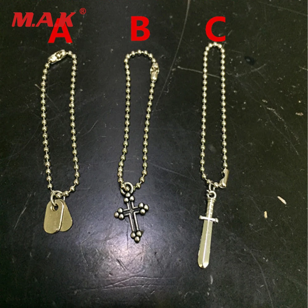 

1/6 Scale Action Figure Accessories Wolverine Dogtag Cross Sword Model for 12 inches Figures