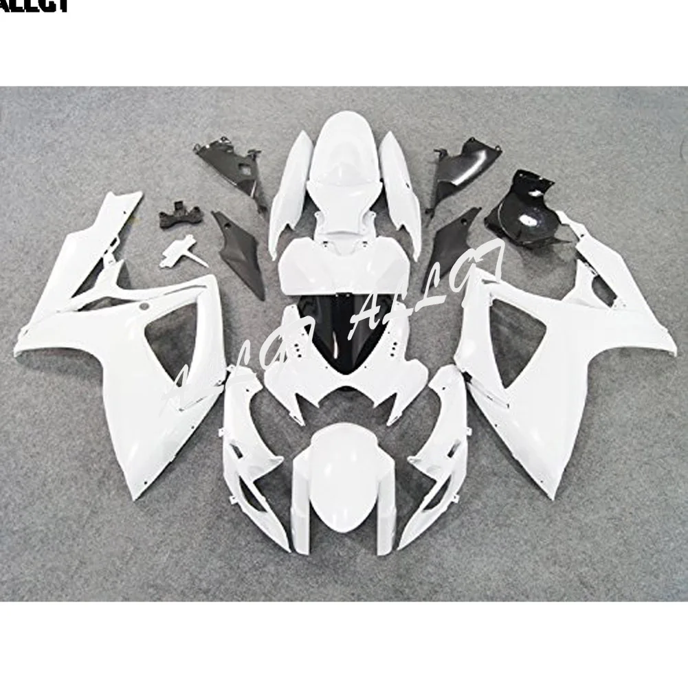 

All White Motorcycle ABS Plastic Injection Bodywork Fairing Kits Fit for 06 07 Suzuki GSXR600 GSXR750 K6 2006 2007