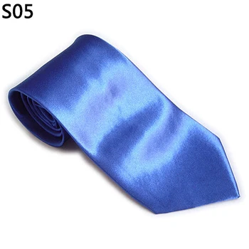 

New Men Fashion Business Casual Necktie Wedding Party Solid Color Plain Tie