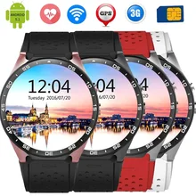 KingWear KW88 3G Smartwatch GPS Smart Watch Android 5 1 MTK6580 Pedometer With 2 0MP Camera