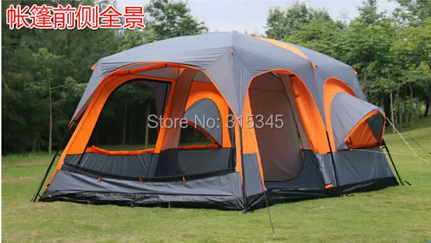 Роскошная ультратонкая Высококачественная палатка с одной спальней и двумя спальнями 6, 8, 10, 12, для кемпинга, высота 215 см, водонепроницаемая, вечерние, семейная палатка