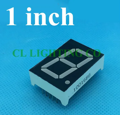 Common cathode 1 inch BLUE 7 Segment LED Display 34*24*10.5MM Nixie tube Bit Digital Tube Plastic Metal | Лампы и освещение