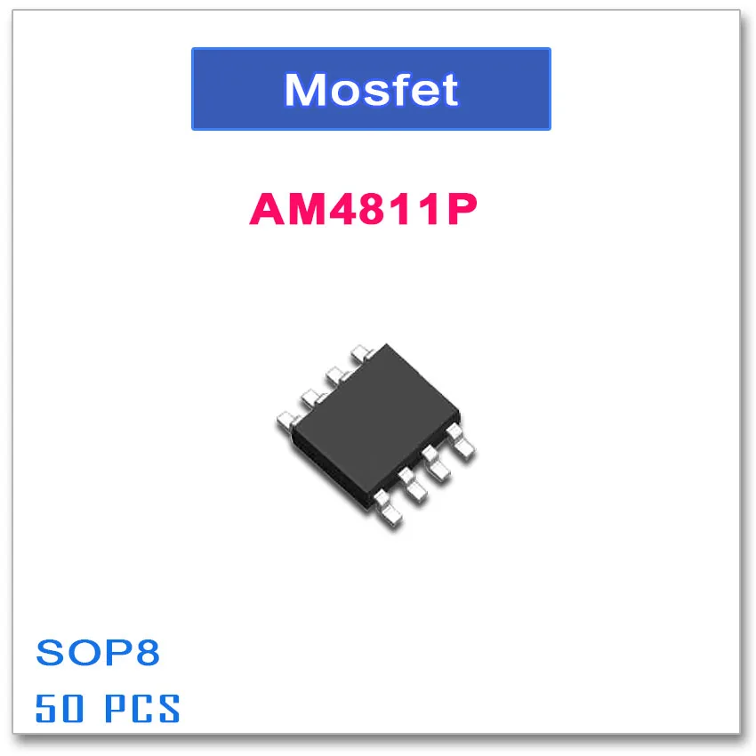

50PCS SOP8 AM4811P 4811 N-Channel High quality AM