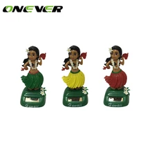 Прочные Автомобильные украшения на солнечных батареях, Автомобильные украшения, забавные пляжные украшения для девочек, автомобильные аксессуары для укладки автомобиля