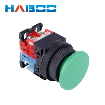 

5pcs packing electrical switch mushroom head variuos color 10A600V momentary push button switch diameter 30mm reset switch