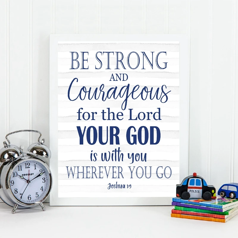 Joshua 19 Prints Boys Room Decor
