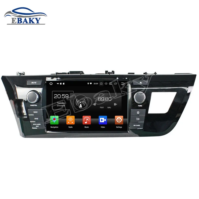 Cheap NaviTopia 8inch 4GB RAM 64GB ROM Octa Core Android 9.0 Car Radio Player For Toyota LEVIN 2014 with Mirror Link/GPS Navigation 9