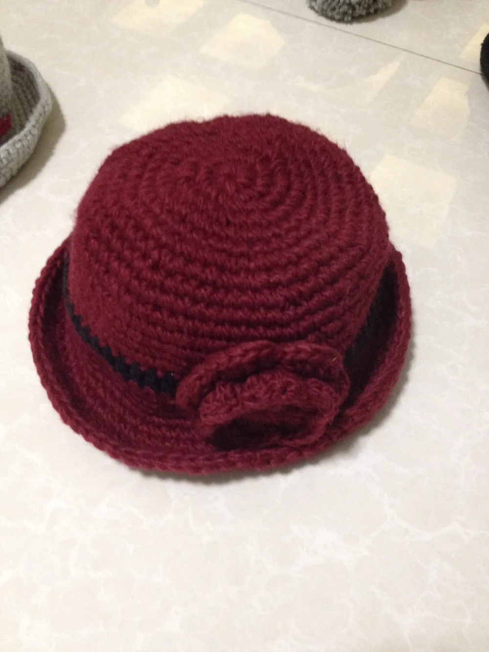 BomHCS, осенне-зимняя шапка в цветочек, прыщи,, ручная работа, вязаная шапка, уличная, Beanies115