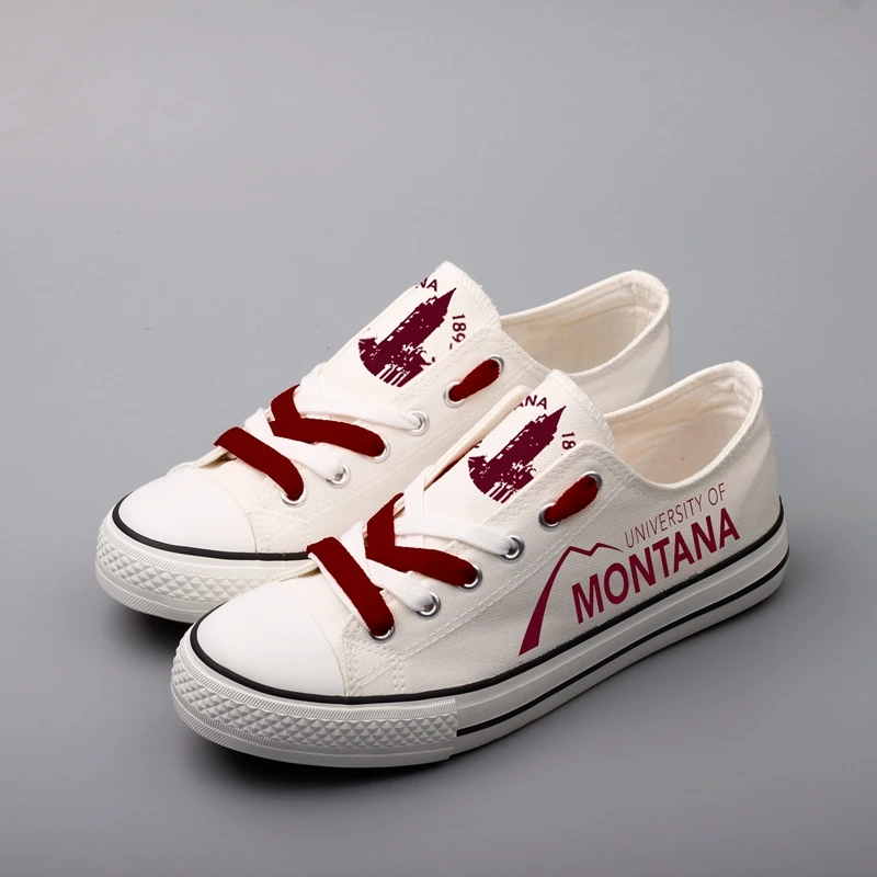 

E-LOV US National Flag Printed Canvas Shoes Summer Espadrille Custom American Montana State Canvas Shoes Women Zapatillas Mujer