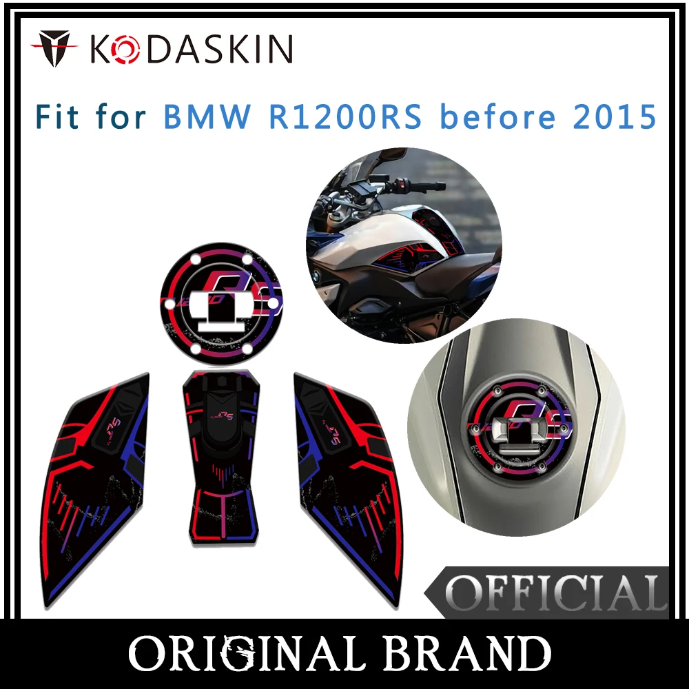 

KODASKIN Fuel Tank Cap Sticker Fish Sticker Sticker Fit For BMW R1200RS Before 2015