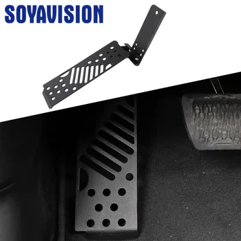 

For Wrangler JL 2018 Black Metal Pedal Pad Left Foot Rest Kick Panel For Jeep For Wrangler JL Durable Left Side Foot Rest