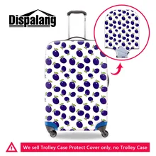 Защитный чехол для багажа с принтом фруктов для 18-30 дюймов, эластичный чехол для чемодана, аксессуары для путешествий
