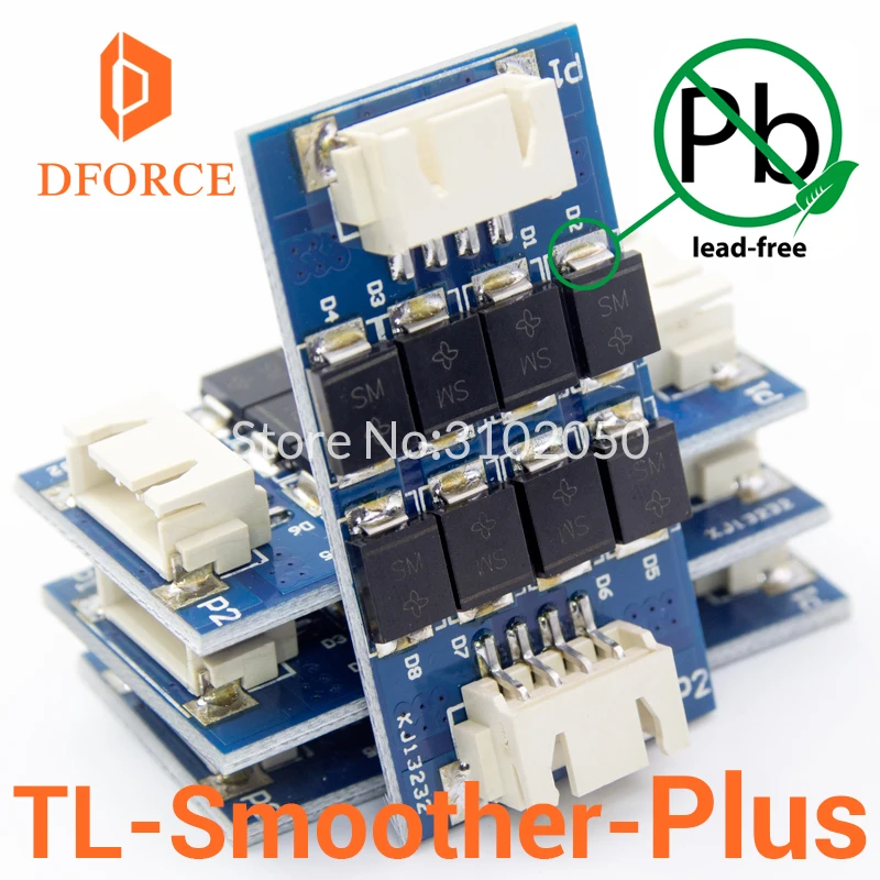 DFORCE 4 шт./упак. TL более плавный PLUS addon модуль для 3D pinter motor drivers Terminator reprap mk8 i3|Детали и