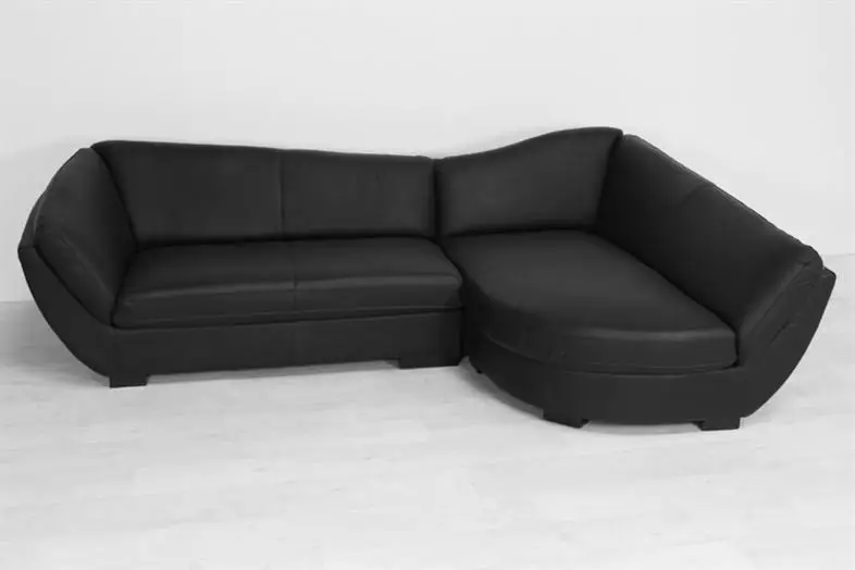 9001# Silver Furniture home corner sofa Living Room Leather Sofas
