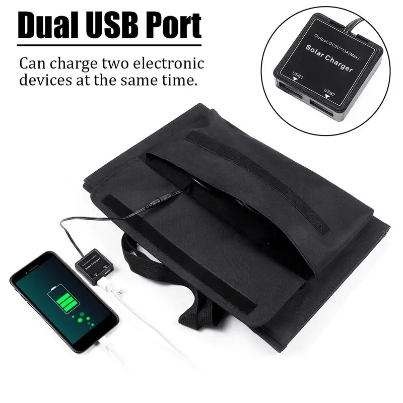 Foldble Solar Panel 150W 12V Flexible Solar Panel Dual USB Portable Solar Cell Set For Boats/Out-do