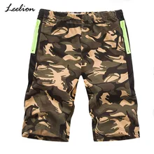 Leelion новые модные мужские шорты для фитнеса камуфляжные принтованные короткие мужские тренировочные брюки повседневные трикотажные шорты-бермуды Masculina