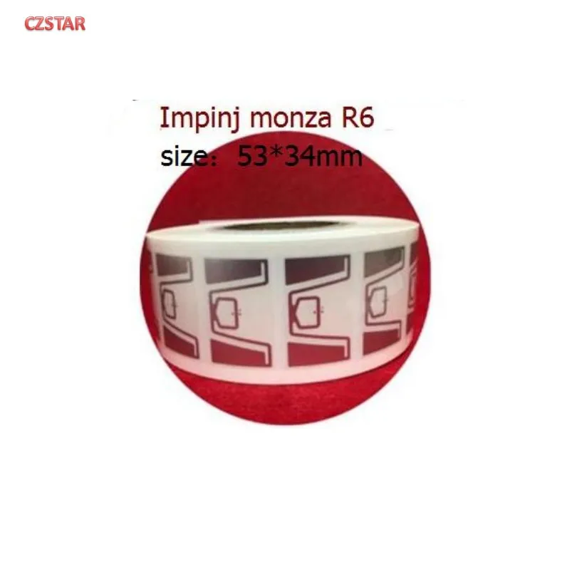 1000 шт/рулон UHF EPC global C1 gen2 тег smartrac стяжка rfid Impinj Monza 4D monzaR6 uhf влажная инкрустация