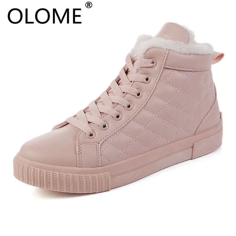 

Women Boots Warm Winter Boots Female Casual Women Shoes Suede Ankle Boots Women Botas Mujer Flat Plush Insole Snows Ladies Shoes