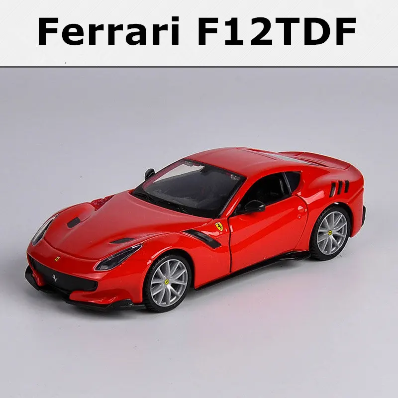 Bburago 1:32 Ferrari California RAD модельная форма с высокой имитацией автомобиля-легкоплавкий Металл Модель игрушки подарок имитация сплава автомобиля коллекция - Цвет: Ferrari F12TDF