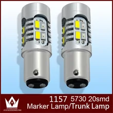 Tcart 100 шт. заводская цена оптовые автомобиль светодиодные фонари ствол Поворотники задние автоматическая светодиодная лампа фонарь заднего хода 1157 BAY15D P21/ 5 Вт 10 Вт
