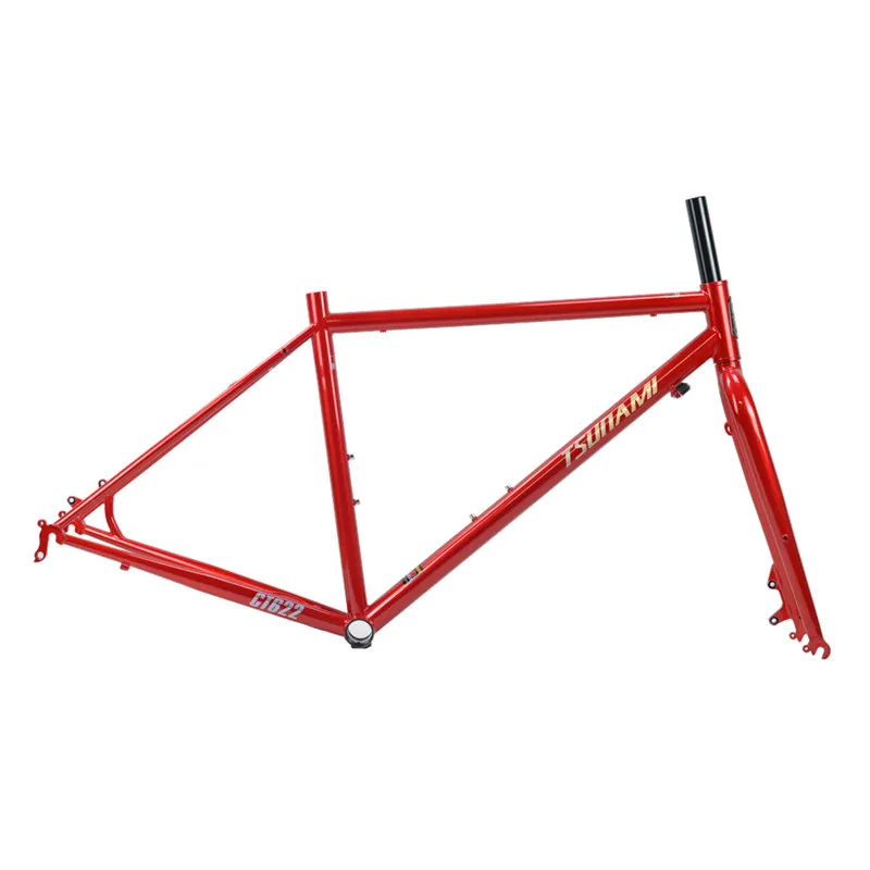 Discount TSUNAMI MBT/ROAD Straight/Bend Road 28-inch Bicycle 700C 4130/520 Tourist Bicycle Frame Mechanical Disc Brake 43/47/50 4 Discount TSUNAMI MBT/ROAD Straight/Bend Road 28-inch Bicycle 700C 4130/520 Tourist Bicycle Frame Mechanical Disc Brake 43/47/50 4