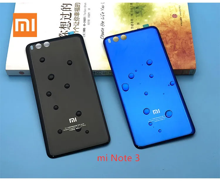 

Xiaomi Mi Note3 Original Tempered Glass Case for Xiaomi Note3 Mi Note 3 Back Battery Cover Housing Replacement Part