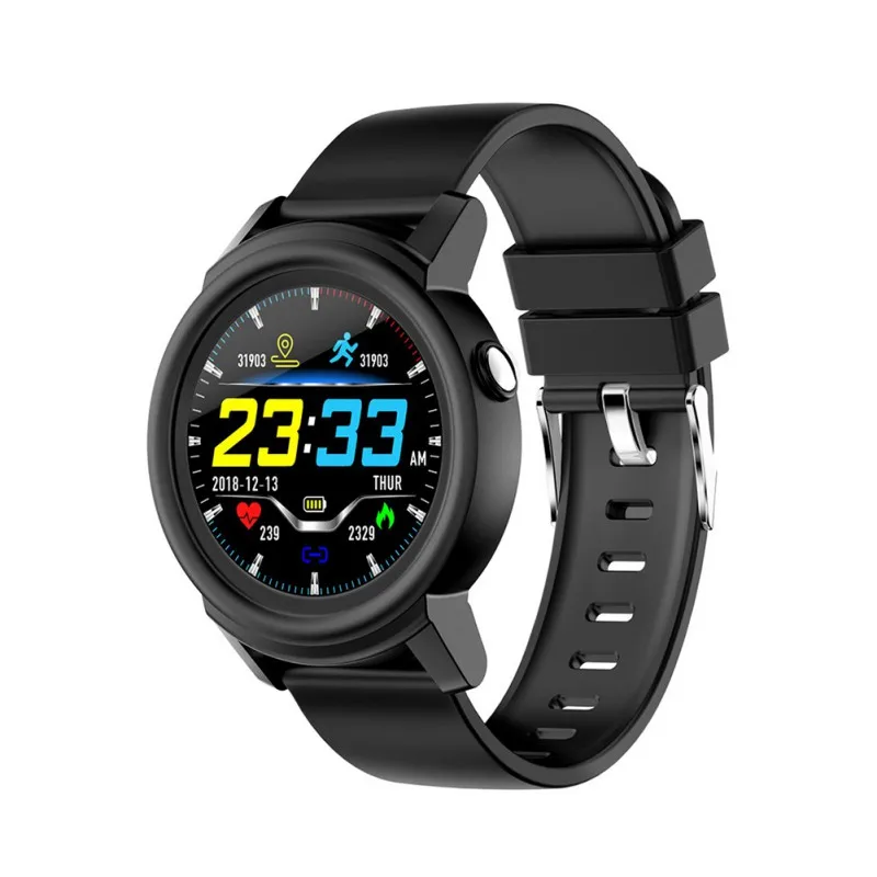 

DK02 HD Round Color Screen Smart Bracelet Sleep Monitoring Waterproof Multi-language Push Smart Watch