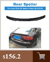 Карбоновое волокно передний бампер для губ подбородок спойлер разветвители для Audi S5 A5 шлицевое соединение бампера подтяжки лица 2012- автомобильные аксессуары