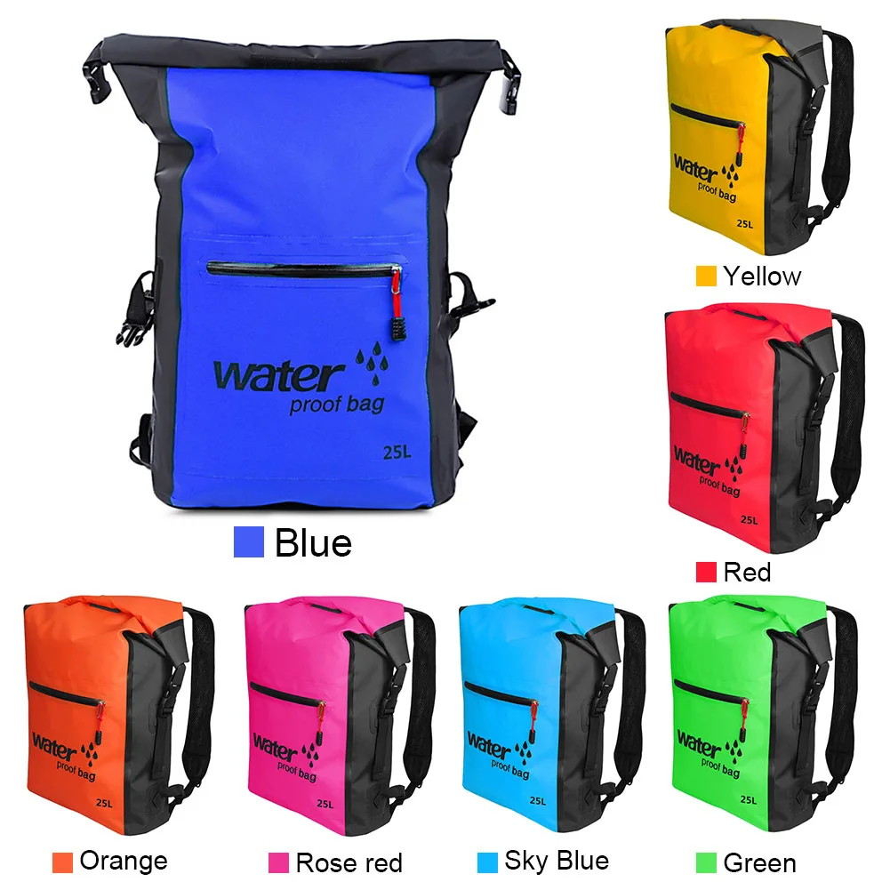 

New Fashion Casual Waterproof Backpack Lightweight Storage Collapsible Pack Rafting Floating Backpack WML99