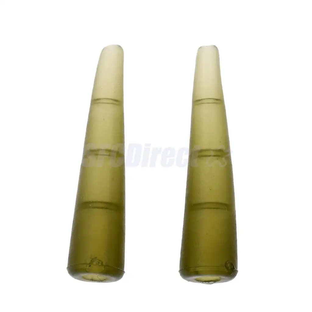 

20 Pieces Tail Rubber Tubes for Saftey Lead Clips Carp Fishing Rig Sleeves
